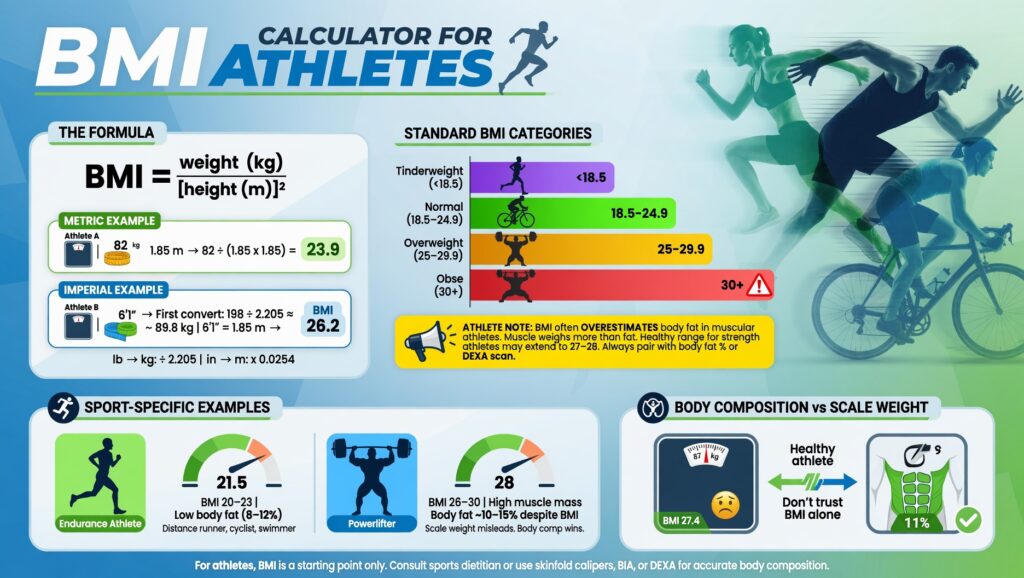 BMI Calculator for Athletes