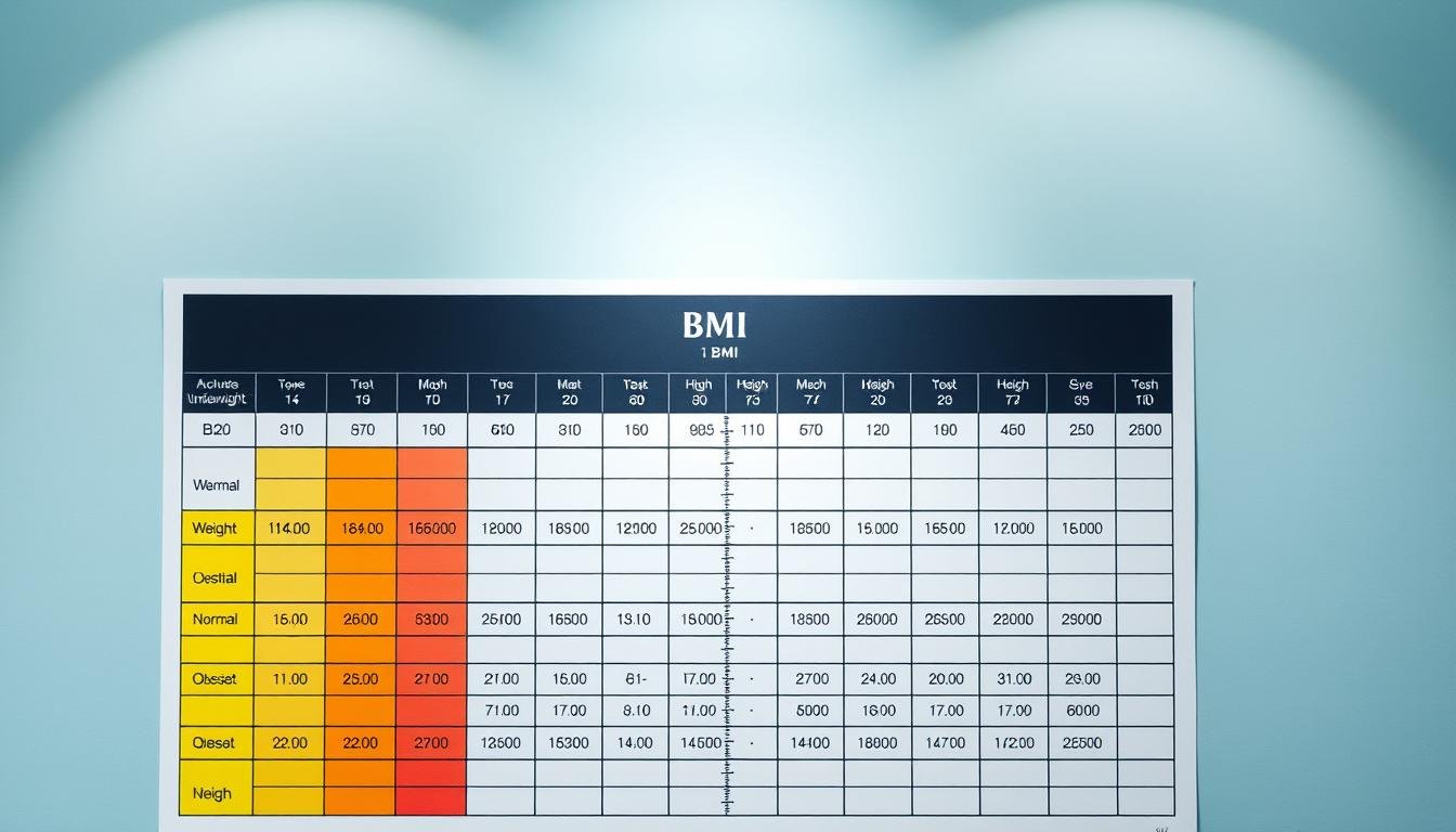 bmi printable chart