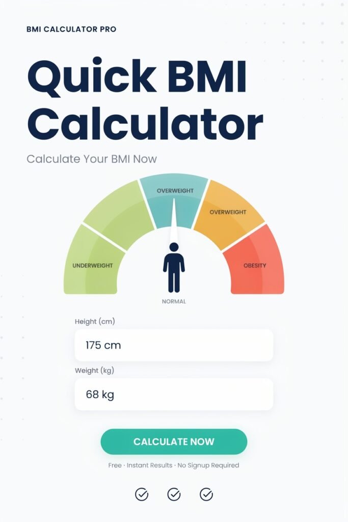 How to Calculate Your BMI Using a bmicalculator
