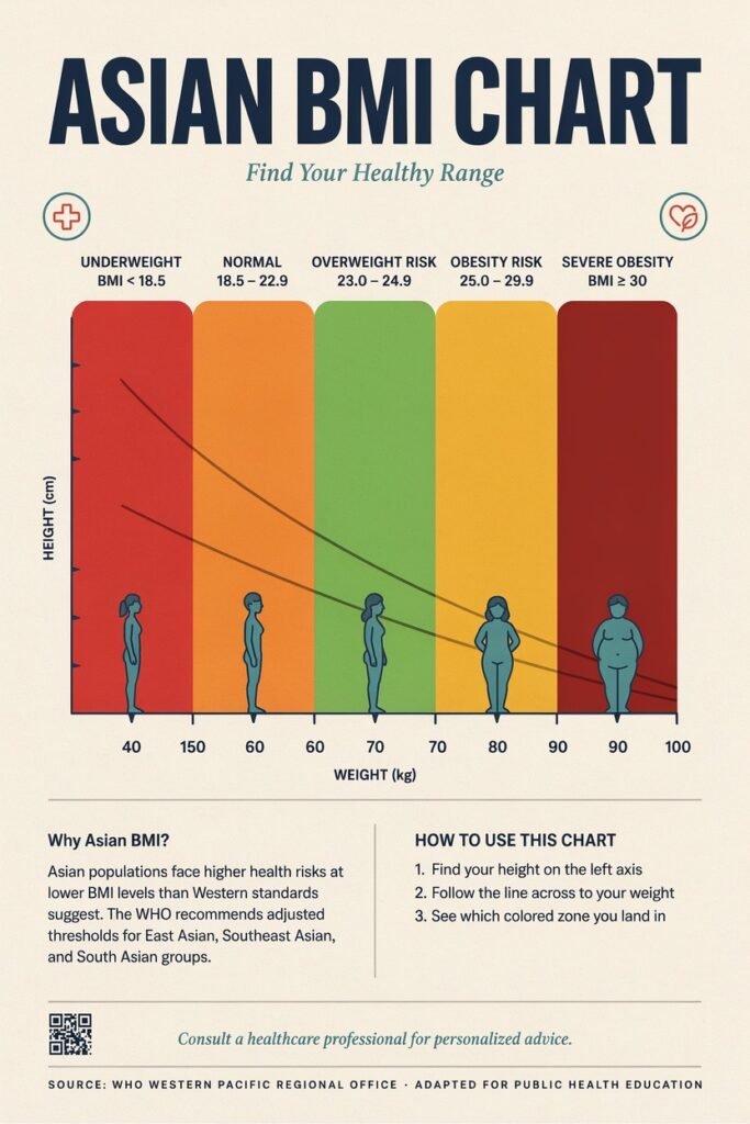 Asian BMI Chart Explained Find Your Healthy Range