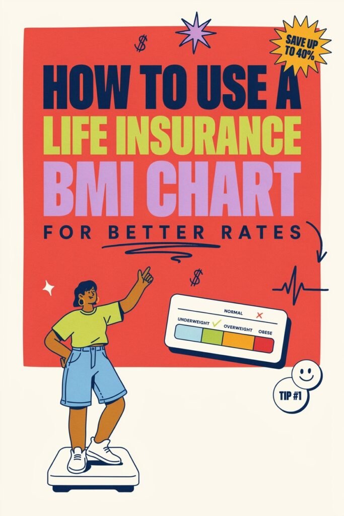 A detailed and visually appealing life insurance BMI chart, displayed prominently in the foreground. The chart should include clearly defined BMI categories with colorful sections representing underweight, normal weight, overweight, and obese. The middle ground features a diverse group of professionally dressed individuals, engaged in thoughtful discussion, analyzing the BMI chart with expressions of concern and interest. The background should depict a sophisticated office setting with soft, natural lighting filtering through large windows, casting gentle shadows. The focus is on clarity and professionalism, creating an informative and serious mood, emphasizing the importance of understanding BMI for life insurance rates. life insurance BMI chart