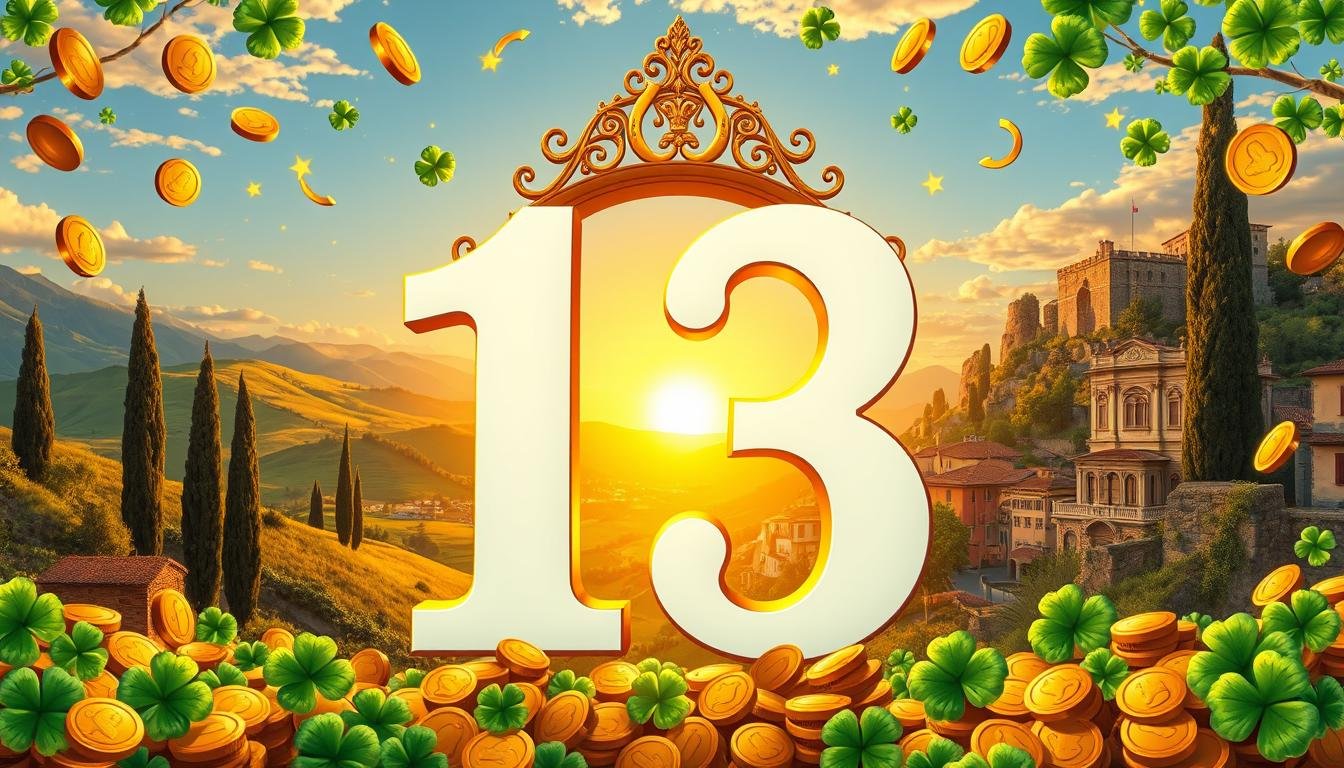 why is 13 a lucky number in italy
